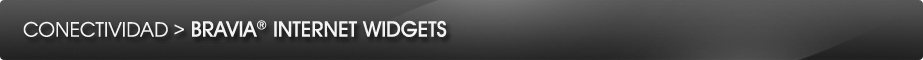 Internet Widgets