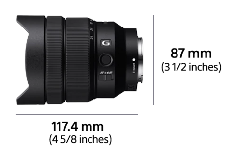 Lente de zoom ultra gran angular de la serie G FE 12-24 mm