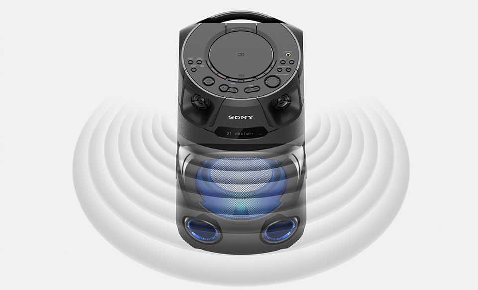 Sistema de audio de alta potencia V13 con tecnología BLUETOOTH