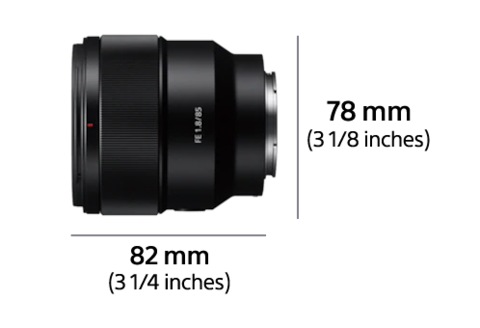 美品　SONY FE 85mm F1.8 SEL85F18 カメラレンズ FE 85mm F1.8 ブラック SEL85F18 [ソニーE /単焦点レンズ