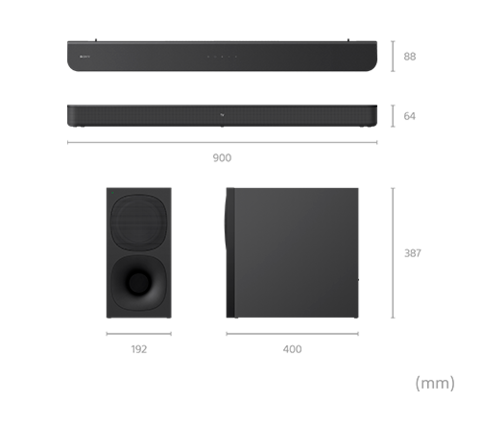 Barra de sonido HT-S400 de 2.1 canales | Sony Panama